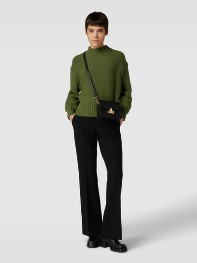 s.Oliver RED LABEL Gebreide pullover met turtleneck Grasgroen - 1