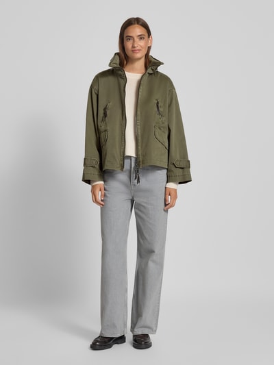 Blonde No. 8 Parka mit überschnittenen Schultern Khaki 1