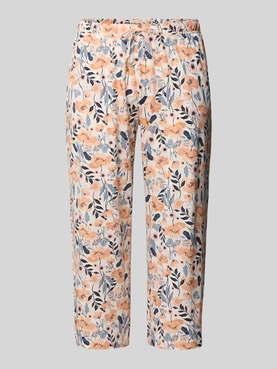 LASCANA Regular fit korte pyjamabroek met tunnelkoord, model 'Cozy Dreams' Abrikoos - 1
