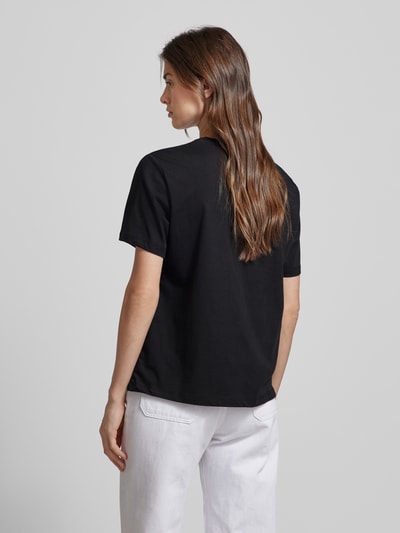 Vila T-Shirt mit Rundhalsausschnitt Modell 'COLBA' Black 5