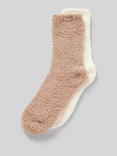 camano Socken aus Teddyfell im 2er-Pack Sand 1