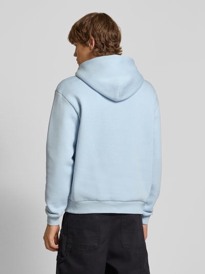 REVIEW Bluza z kapturem z napisem Lodowy błękitny 5