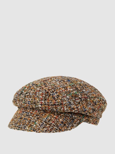 Loevenich Baker Boy Hat aus Tweed  Camel 1