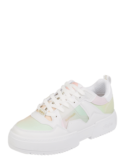 Buffalo Sneaker met leerlook  Wit - 1