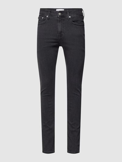 Calvin Klein Jeans Skinny fit jeans in 5-pocketmodel Donkergrijs - 2