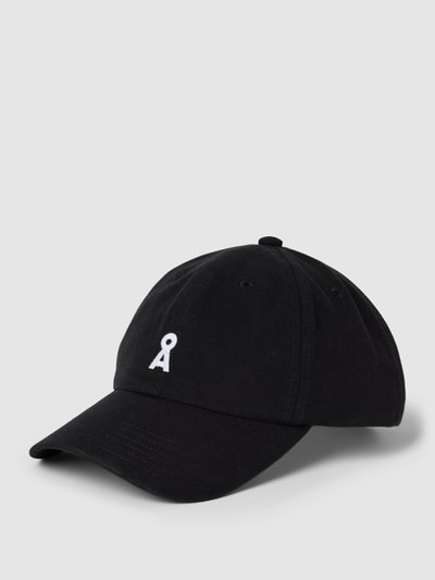 Armedangels Basecap mit Logo-Stitching Modell 'YENAAS' Black 1