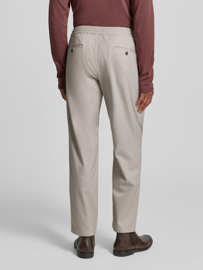 MCNEAL Stoffen broek met elastische band Hazelnoot - 5