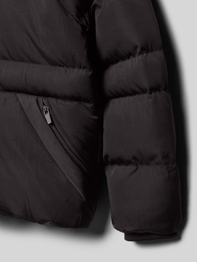 CARS JEANS Kurtka pikowana z kapturem Czarny 2