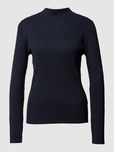 Brax Gebreide pullover met turtleneck, model 'STYLE.LYNN' Marineblauw - 1