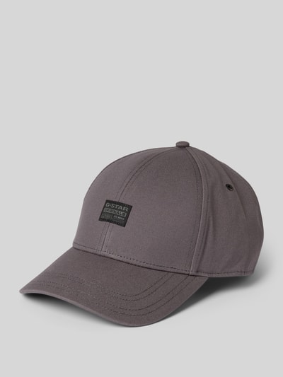 G-Star Raw Basecap mit Label-Patch Graphit 1