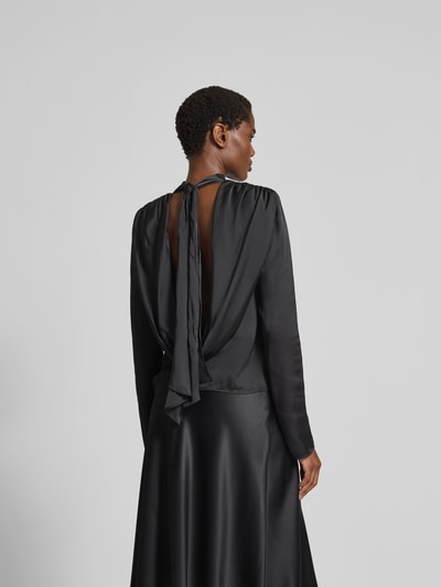 ROTATE Blusenshirt mit Stehkragen Black 5