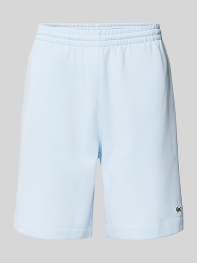 Lacoste Regular Fit Sweatshorts mit elastischem Bund Offwhite 1