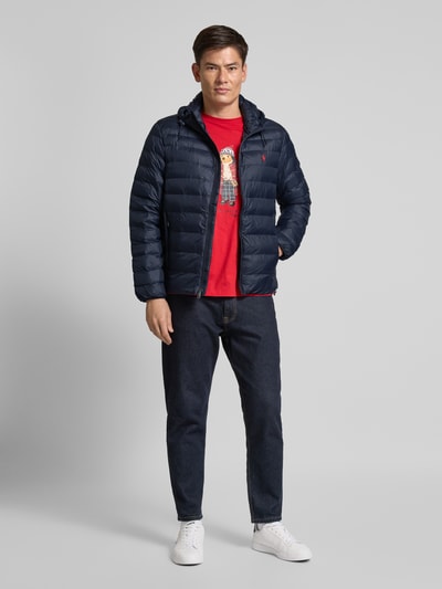 Polo Ralph Lauren Steppjacke mit Logo-Stitching Modell 'TERRA' Marine 1