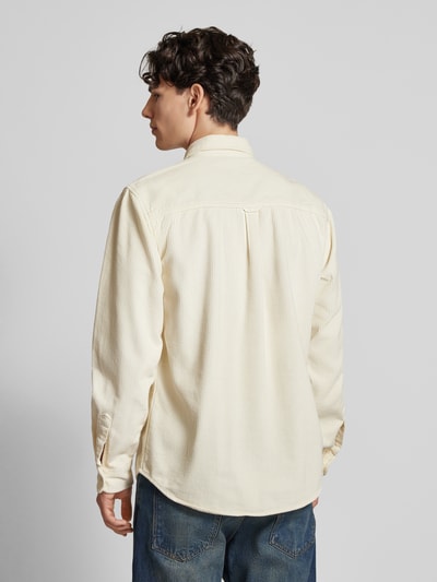 Redefined Rebel Regular fit corduroy overhemd met kentkraag, model 'TRISTAN' Offwhite - 5