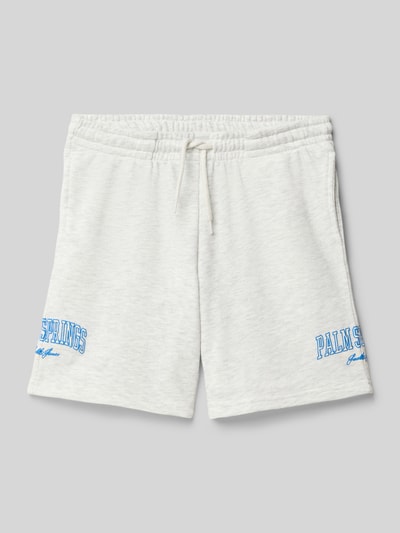 Jack & Jones Sweatshorts mit Eingrifftaschen Modell 'KANE' Hellgrau Melange 1