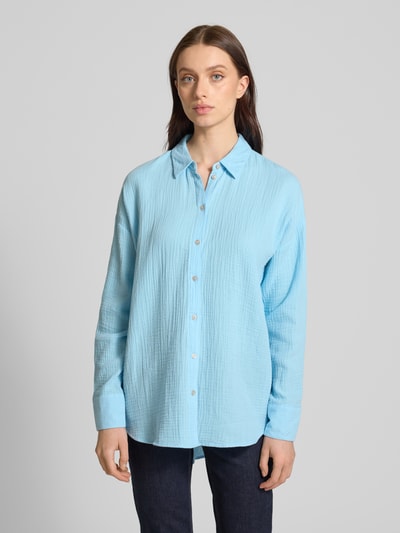 Vero Moda Loose Fit Hemdbluse aus reiner Baumwolle Modell 'NATALI NIA'
Hellblau 4