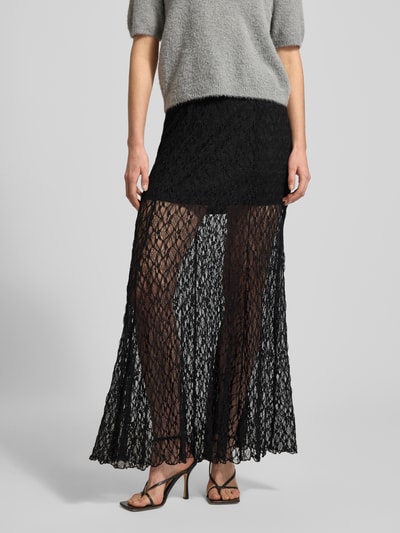 Neo Noir Maxirock aus Spitze Modell 'Mariya' Black 4