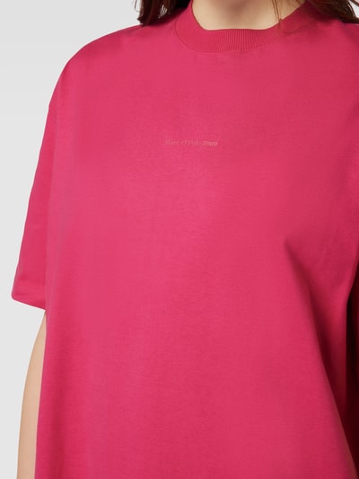 Marc O'Polo DENIM Minikleid mit Label-Print Fuchsia 3