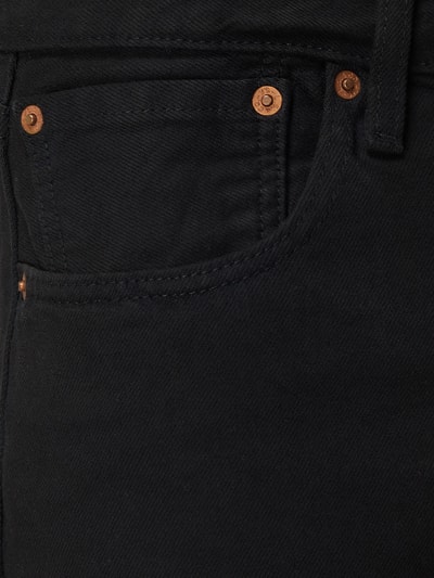 Levi's® Straight fit jeans van katoen, model '501™' Zwart - 2