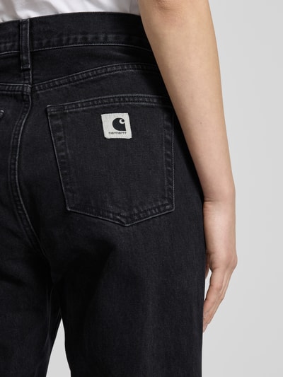 Carhartt Work In Progress Straight leg jeans in 5-pocketmodel, model 'Noxon' Zwart - 3