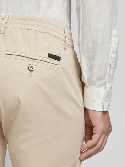 Pierre Cardin Bermudas in unifarbenem Design Sand 3