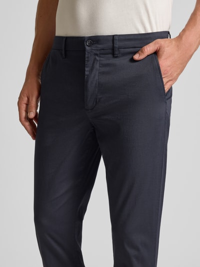 Tommy Hilfiger Straight fit chino van katoenmix Donkerblauw - 3