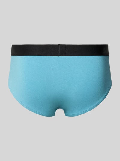 BOSS Slip van katoenmix  Aquablauw - 3