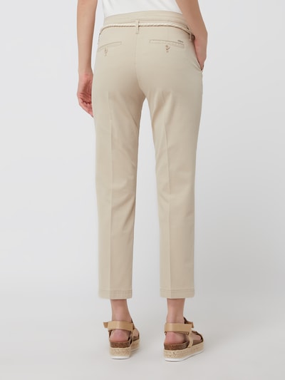 Brax Cropped Chino aus Baumwolle Modell 'Mel' Beige 5