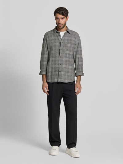 Marc O'Polo Koszula casualowa o kroju regular fit z czystej bawełny Jasnoszary 1