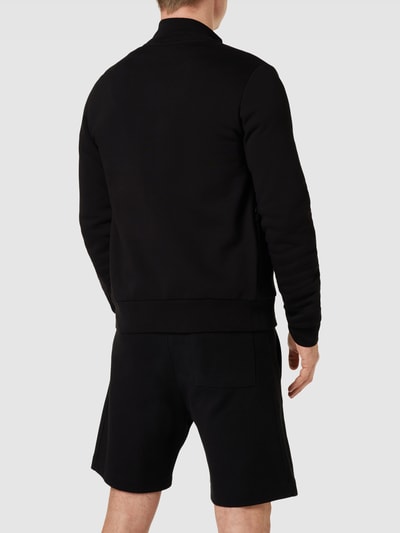 Lacoste Sweatjacke mit Stehkragen Schwarz 5