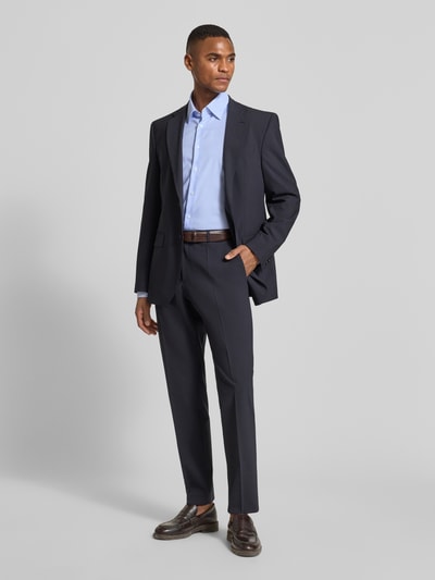 SEIDENSTICKER Slim fit zakelijk overhemd van katoen met button-downkraag Bleu - 1