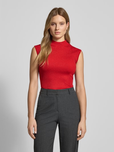 ICHI Tanktop in Strick-Optik Modell 'CODY' Rot 4