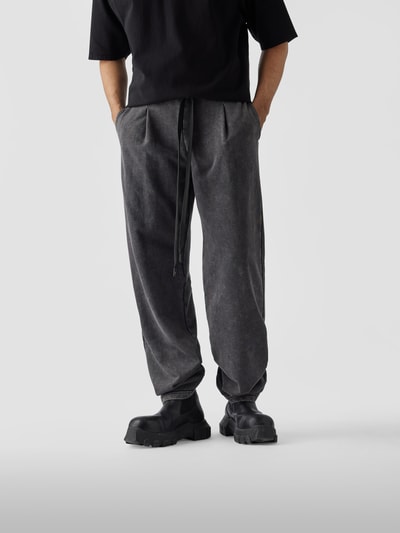 R13 Wide Leg Sweathose Schwarz 4