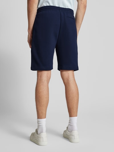 Lacoste Regular fit sweatshorts met labelbadge Marineblauw - 5