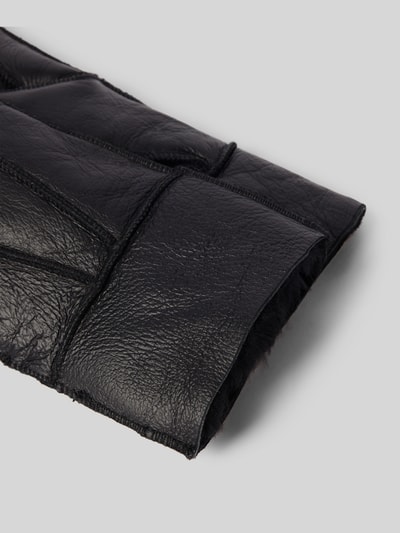 FI.NE Handschuhe aus reinem Lammfell Black 2
