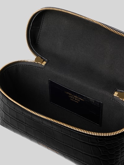 Victoria Beckham Henkeltasche mit umlaufendem Reißverschluss Modell 'VANITY' Black 4