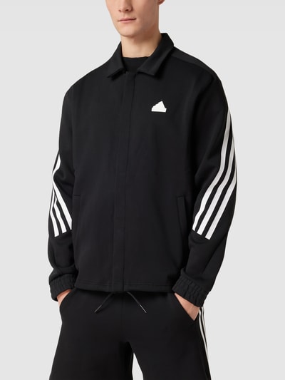 ADIDAS SPORTSWEAR Kurtka koszulowa z nadrukiem z logo Czarny 4