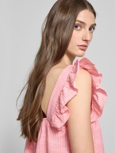 Pieces Relaxed Fit Trägertop aus Baumwoll-Leinen-Mix Modell 'APIA' Koralle 3