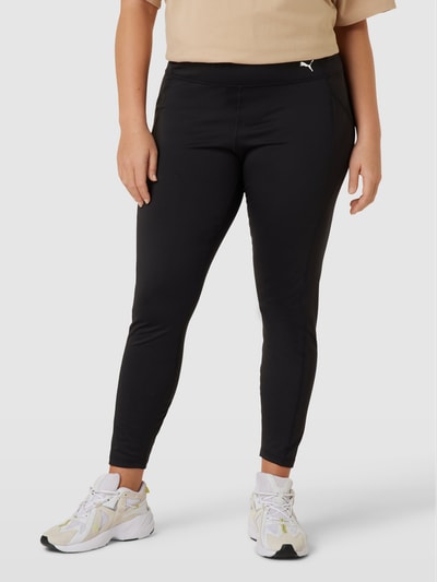 PUMA Performance Plus PLUS SIZE Leggings mit Label-Print Schwarz 4