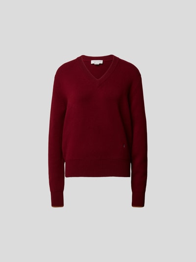 Victoria Beckham Pullover mit V-Ausschnitt Bordeaux 2