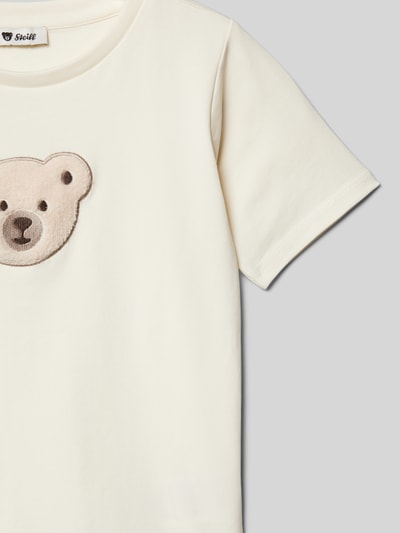 Steiff T-Shirt mit Rundhalsausschnitt Offwhite 2