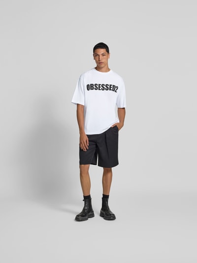 Dsquared2 T-Shirt mit Label-Print Weiss 1