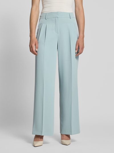 Christian Berg Woman Selection Wide Fit Stoffhose mit Bügelfalten Rauchblau 4