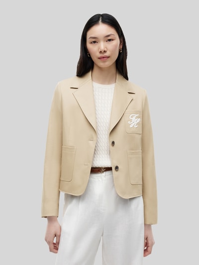 Tommy Hilfiger kurtka krótka o kroju regular fit z czystej bawełny Camel 4