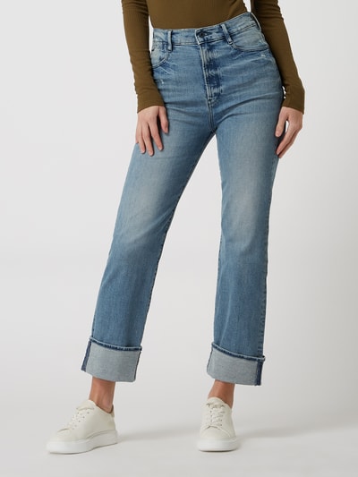 G-Star Raw Straight fit jeans met stretch, model 'Tedie' Jeansblauw - 4