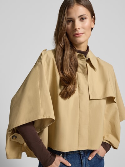 MAX&Co. Oversized Poncho aus reiner Baumwolle Modell 'EUFORICO' Beige 3