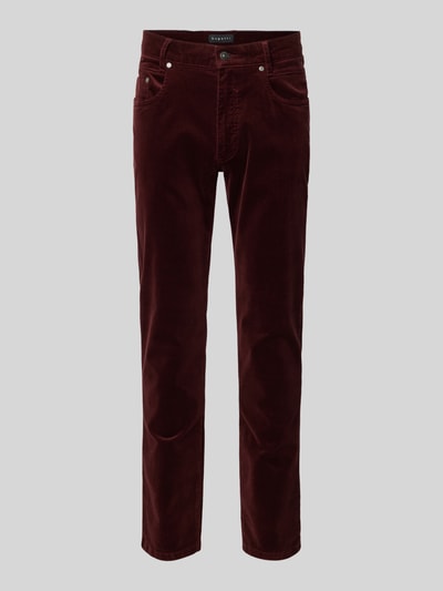 bugatti Modern Fit Jeans im 5-Pocket-Design Bordeaux 2