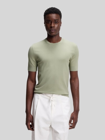 HUGO Slim Fit Pullover aus Feinstrick Mint 4