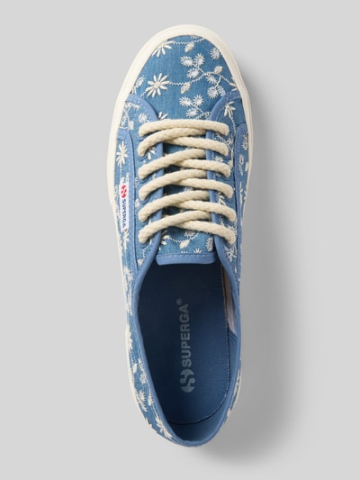 Superga Sneakersy z detalem z logo model ‘2750 SANGALLO’ Niebieski 3