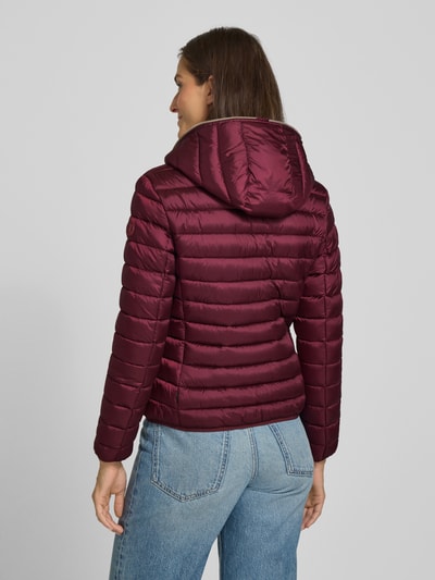 SAVE THE DUCK Kurtka pikowana z zamkiem błyskawicznym dwustronnym model ‘ALEXIS’ Bordowy 5